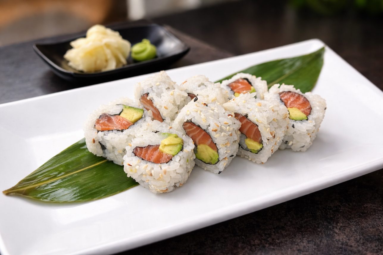 Salmon Avocado Roll.