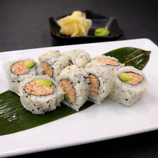 Duo Salmon Avocado Roll (Cook Fish)
