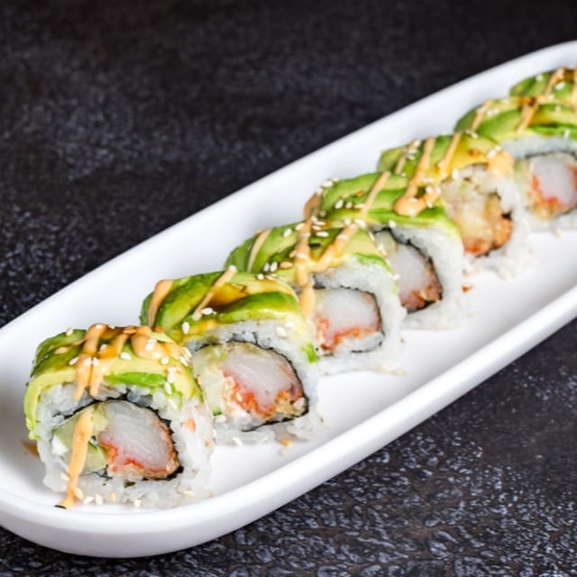 Duo Green Dragon roll.